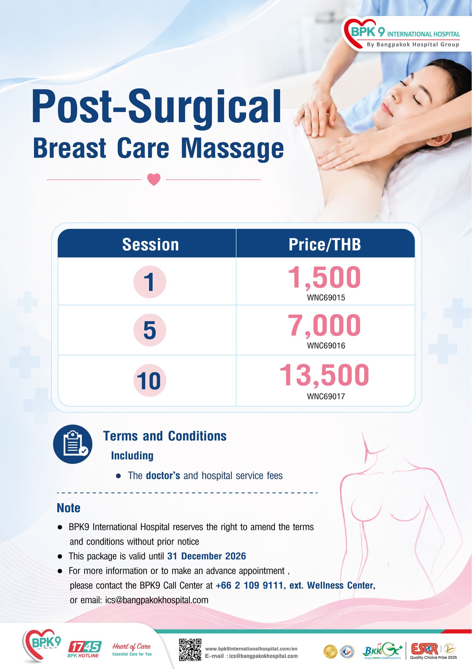 Post-Surgical Breast Care Massage