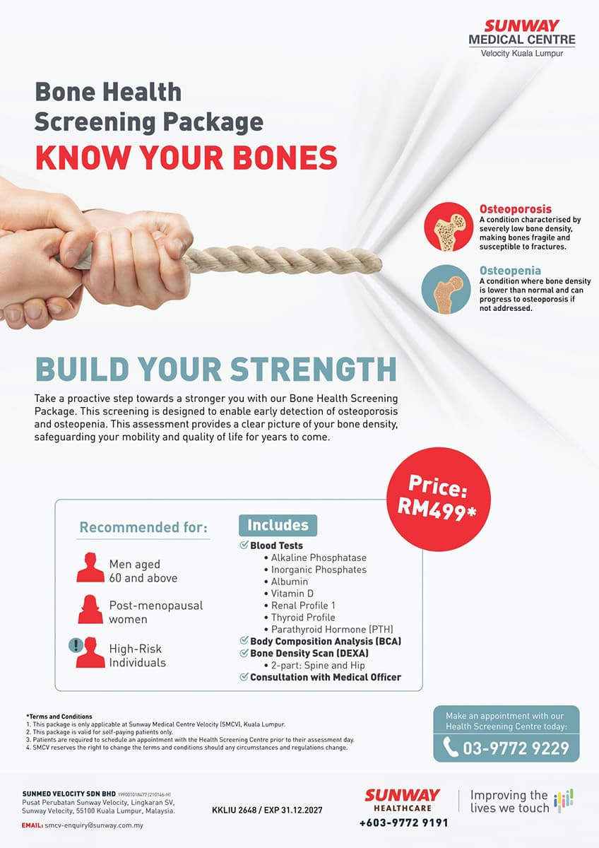 Bone Health Screening Package